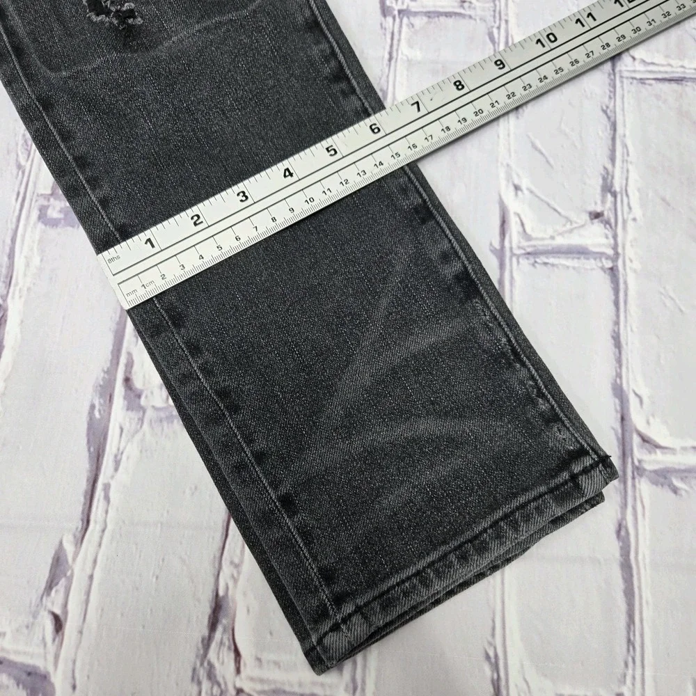 American Eagle AirFlex 360 Men's Size 29x30 Faded Black Distressed Skinny Jeans